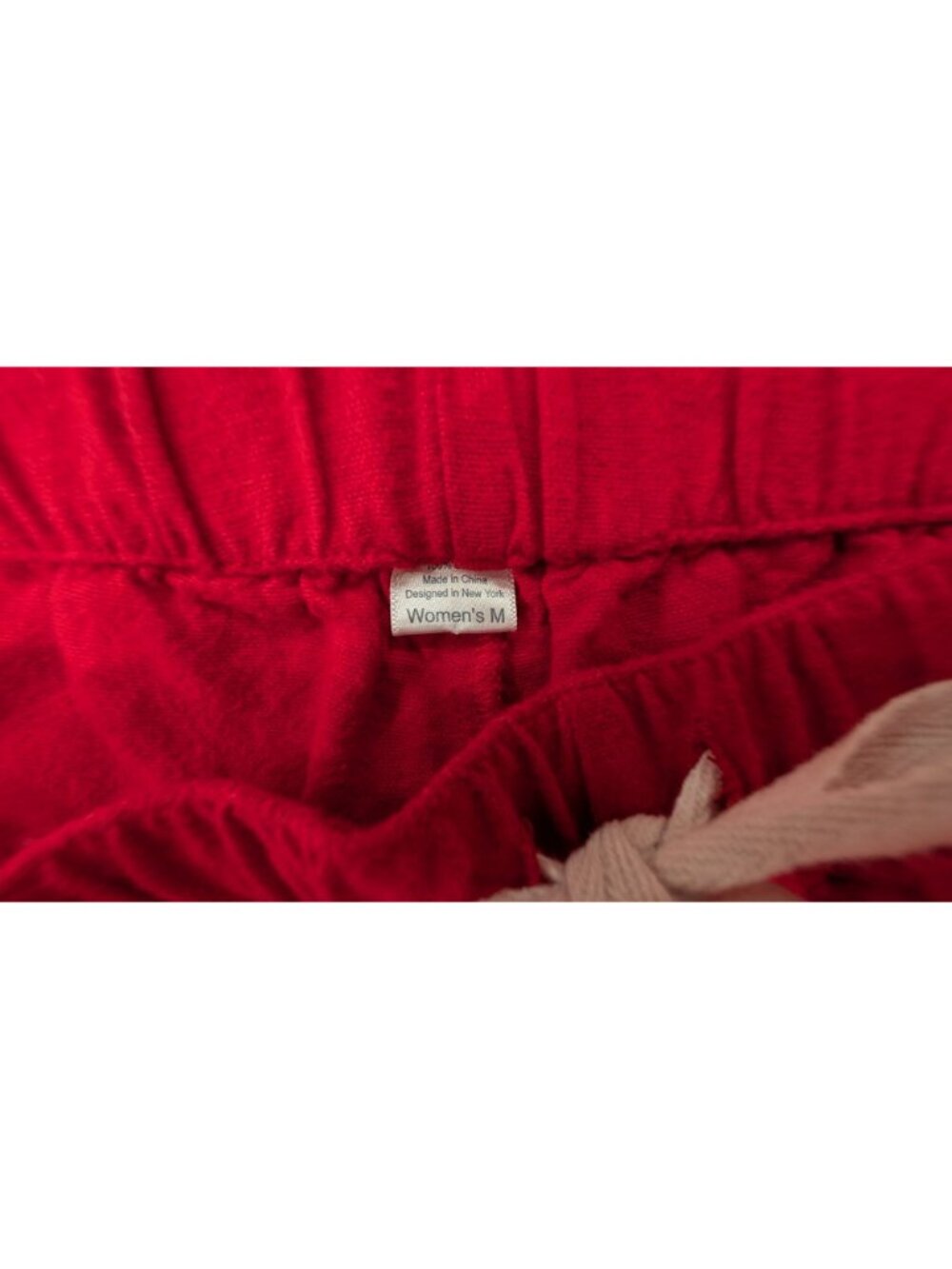 Petite Plume Red Cotton Flannel Pajama Set, Women Size Medium - Picture 10 of 16